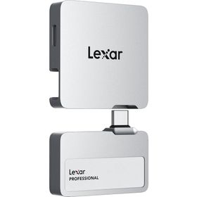 Lexar LSL400S002T-RNBNG 2 TB Professional Go External USB3.2 Gen2 1050 MB/S Okuma 1000 MB/S Yazma Harici SSD