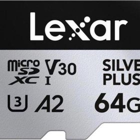 Lexar Professional 64 GB 205 MB/s Silver Plus Mikro SD Hafıza Kartı