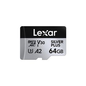 Lexar Professional 64 GB 205 MB/s Silver Plus Mikro SD Hafıza Kartı