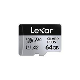 Lexar Professional 64 GB 205 MB/s Silver Plus Mikro SD Hafıza Kartı