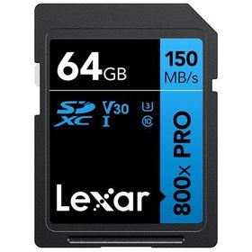 Lexar Professional 800X Pro SDXC LSD0800P064G-BNNNG 64 GB C10 V30 U3 Hafıza Kartı