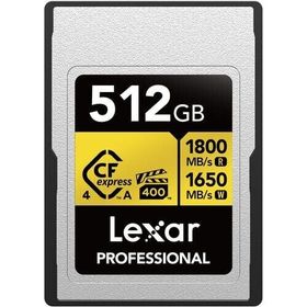 Lexar Professional Gold LCAEXG4512G-RNENG CFexpress 4.0 Type-A 512 GB Hafıza Kartı