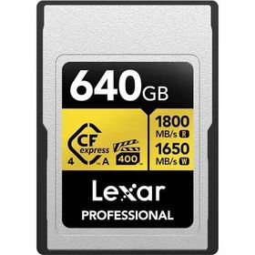 Lexar Professional Gold LCAGOLD640G-RNENG CFexpress 4.0 Type-A 640 GB Hafıza Kartı