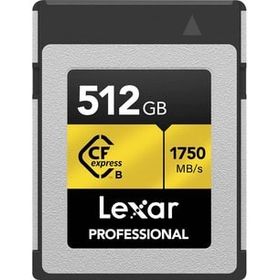 Lexar Professional Gold LCXEXPR512G-RNENG CFexpress Type-B 512 GB Hafıza Kartı