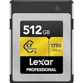 Lexar Professional Gold LCXEXPR512G-RNENG CFexpress Type-B 512 GB Hafıza Kartı