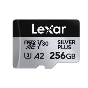Lexar Professional Silver Plus LMSSIPL256G Class 10 UHS-I U3 A2 V30 256 GB Micro SD Kart
