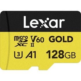 Lexar UHS-II V60 U3 Gold Serisi 128 GB 280 MB/s microSD Hafıza Kartı