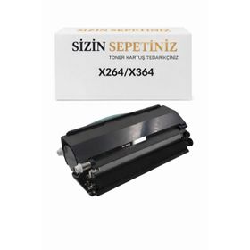 Lexmark 0X264H11G Siyah Muadil Toner