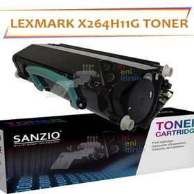 Lexmark 0X264H11G Siyah Muadil Toner