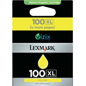 Lexmark 100XL 14N1071E Sarı Mürekkep Kartuş