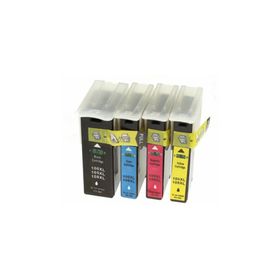 Lexmark 100XL 4 Renk Muadil Kartuş