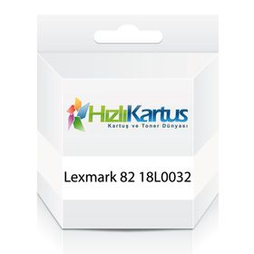 Lexmark 18L0032 82 Siyah Muadil Kartuş