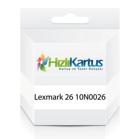 Lexmark 26 10N0026 Renkli Muadil Kartuş