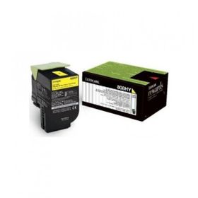 Lexmark 80C8HYE CX410 Sarı Orijinal Yüksek Kapasiteli Toner
