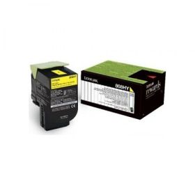 Lexmark 80C8HYE CX410 Sarı Orijinal Yüksek Kapasiteli Toner