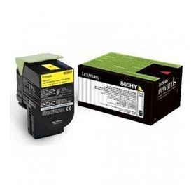 Lexmark 80C8Hyo Sarı Orjinal Toner