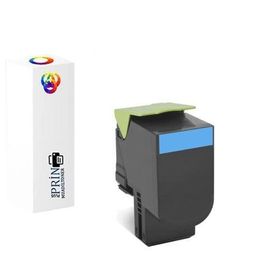 Lexmark 80C8SCE CX410E 2000 Sayfa Uyumlu Mavi Muadil Toner