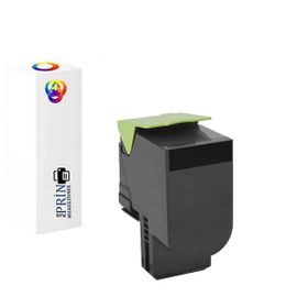 Lexmark 80C8SK0 CX410DE 2500 Sayfa Uyumlu Siyah Muadil Toner