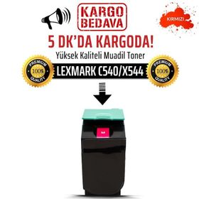 LEXMARK C540/544 KIRMIZI MUADİL TONER