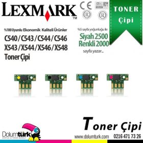 LEXMARK C540/C544/X544 SARI MUADİL TONER