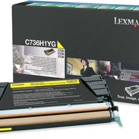 Lexmark C736H1YG C736-X736-X738 Yellow Sarı Toner