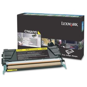 Lexmark C746 C746A1YG Sarı Toner