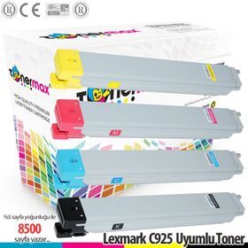 Lexmark C925Dte Muadil Toner Takım