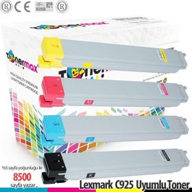 Lexmark C925Dte Muadil Toner Takım