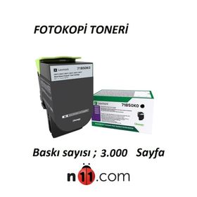 Lexmark CS317-71B50K0 Siyah Toner Chip