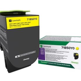 Lexmark CS317-71B50Y0 Sarı Toner Chip
