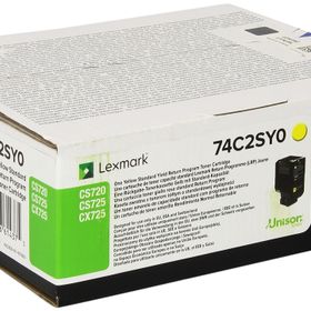 Lexmark CS720 74C5HY0 Sarı Toner
