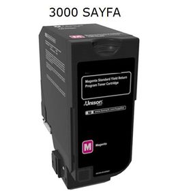 Lexmark CS725-CX725-CS720-74C50M0 Kırmızı Muadil Toner