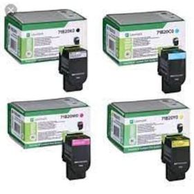 Lexmark CX317-CX417-CX517 Mavi Muadil Toner