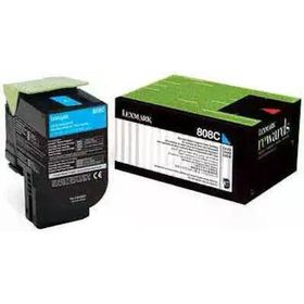 Lexmark CX410-80C8HC0 Mavi Orijinal Toner