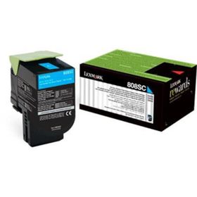 Lexmark CX410-80C8SC0 Mavi Toner