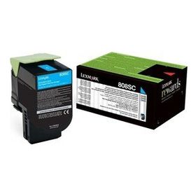 Lexmark CX410-80C8SC0 Mavi Toner
