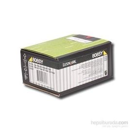 Lexmark CX410-80C8SY0 Sarı Toner