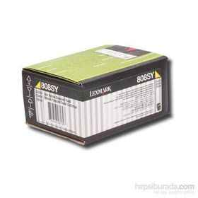 Lexmark CX410-80C8SY0 Sarı Toner