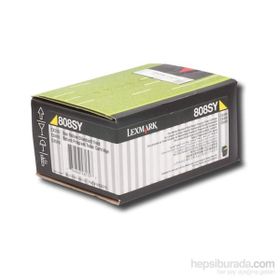 Lexmark CX410-80C8SY0 Sarı Toner