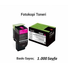 Lexmark CX410 / CX410e / CX410De CX410Dte Orjinal Kırmızı Toneri