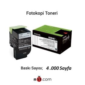 Lexmark CX410 / CX410e / CX410De CX410Dte Orjinal Siyah Toneri