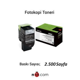 Lexmark CX410 / CX410e / CX410De CX410Dte Orjinal Siyah Toneri