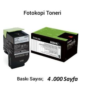 Lexmark CX410 / CX410e / CX410De CX410Dte Orjinal Siyah Toneri