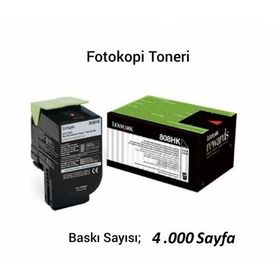 Lexmark CX410 / CX410e / CX410De CX410Dte Orjinal Siyah Toneri