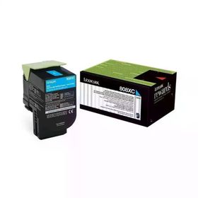Lexmark CX510-80C8XC0 Mavi Orijinal Toner