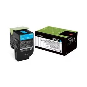 Lexmark CX510-80C8XC0 Mavi Orijinal Toner