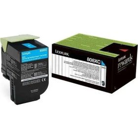 Lexmark CX510-80C8XC0 Mavi Orijinal Toner