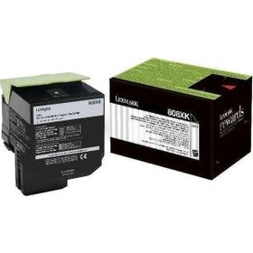 Lexmark CX510-80C8XK0 Siyah Orijinal Toner