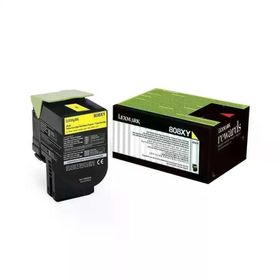 Lexmark CX510-80C8XY0 Sarı Orijinal Toner