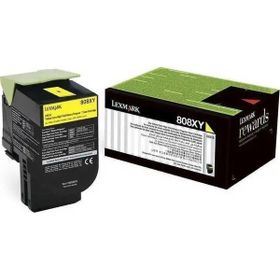 Lexmark CX510-80C8XY0 Sarı Orijinal Toner